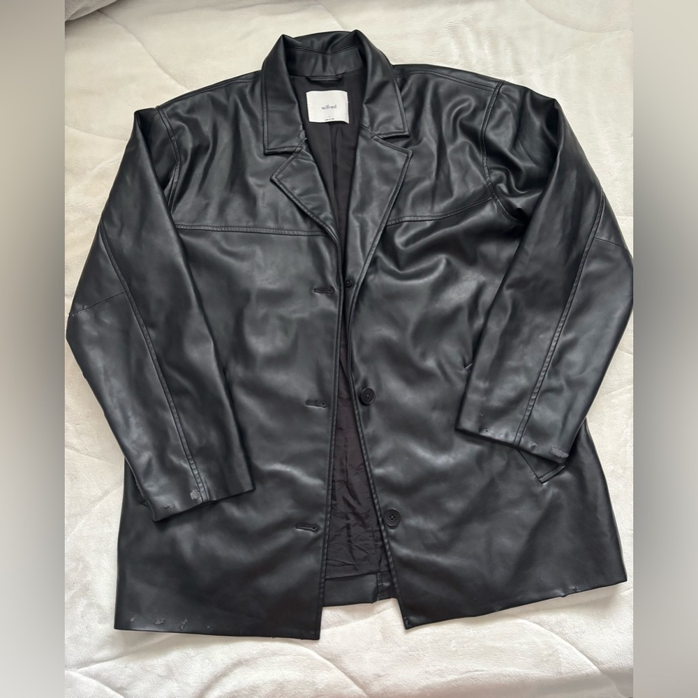 Aritzia leather jacket
